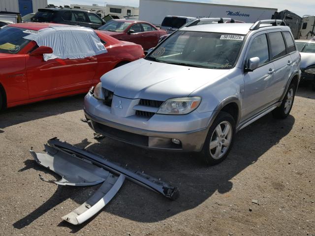 JA4LX41FX5U008569 - 2005 MITSUBISHI OUTLANDER SILVER photo 2