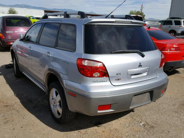 JA4LX41FX5U008569 - 2005 MITSUBISHI OUTLANDER SILVER photo 3