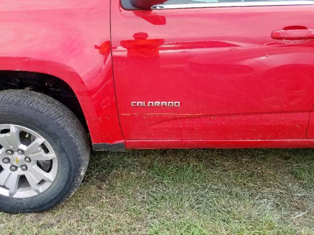 1GCGSCEN0H1299526 - 2017 CHEVROLET COLORADO L RED photo 9