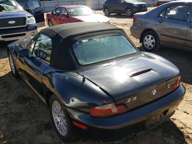 4USCN334X2LM05406 - 2002 BMW Z3 2.5 BLACK photo 3