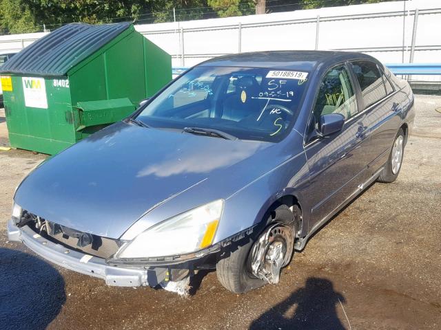 1HGCM55417A088685 - 2007 HONDA ACCORD LX BLUE photo 2