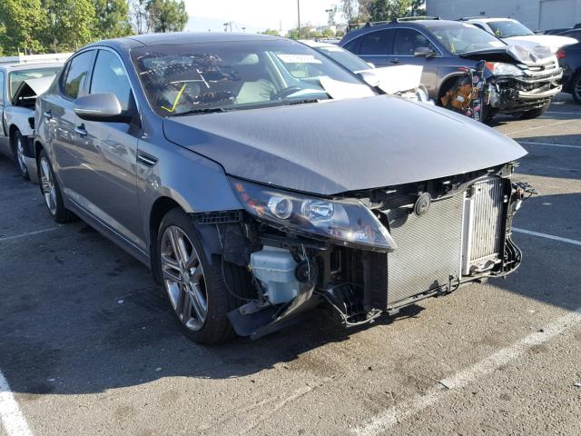 5XXGR4A67DG238396 - 2013 KIA OPTIMA SX GRAY photo 1