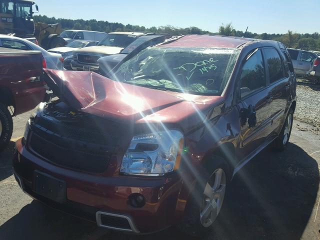 2CNDL037X96252212 - 2009 CHEVROLET EQUINOX SP RED photo 2