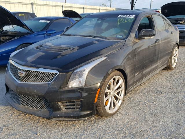 1G6AN5SY2G0110731 - 2016 CADILLAC ATS-V BLACK photo 2