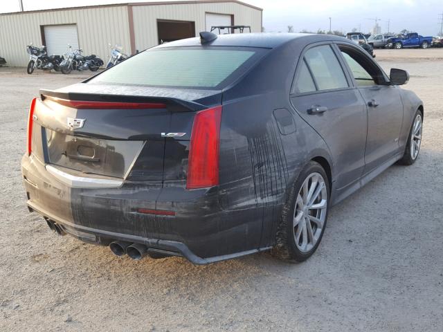 1G6AN5SY2G0110731 - 2016 CADILLAC ATS-V BLACK photo 4