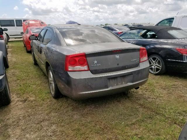 2B3CA3CV7AH158708 - 2010 DODGE CHARGER SX GRAY photo 3