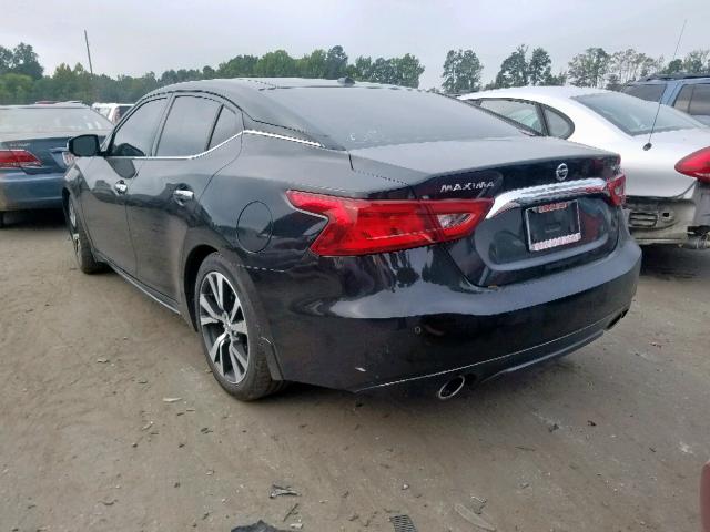 1N4AA6AP7GC382560 - 2016 NISSAN MAXIMA 3.5 BLACK photo 3