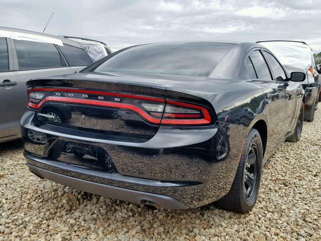 2C3CDXAT7GH126725 - 2016 DODGE CHARGER PO BLACK photo 4