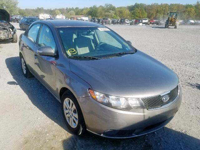 KNAFU4A26A5302626 - 2010 KIA FORTE EX GRAY photo 1