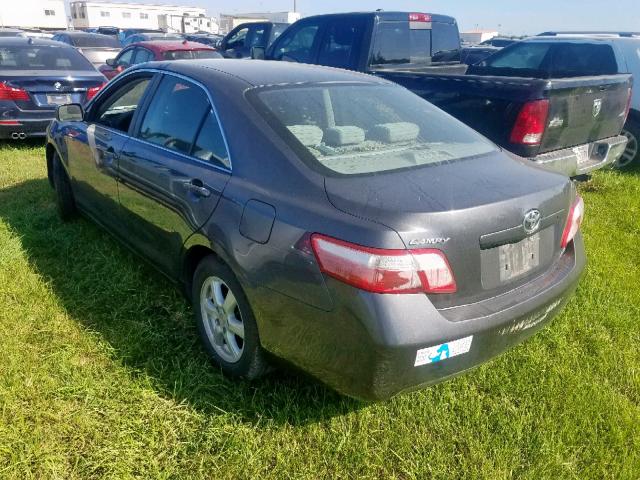 4T1BE46K87U634469 - 2007 TOYOTA CAMRY NEW CHARCOAL photo 3