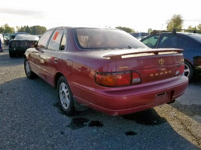 JT2GK13E4S0126475 - 1995 TOYOTA CAMRY XLE MAROON photo 3