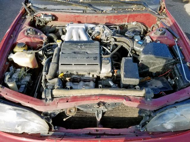 JT2GK13E4S0126475 - 1995 TOYOTA CAMRY XLE MAROON photo 7