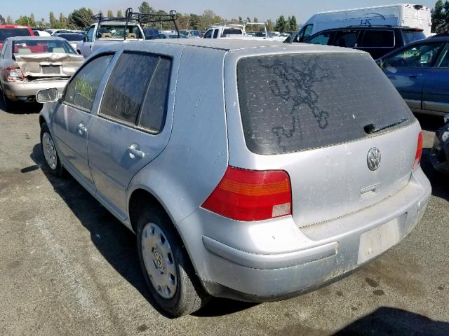 9BWFL61J254029453 - 2005 VOLKSWAGEN GOLF GL SILVER photo 3