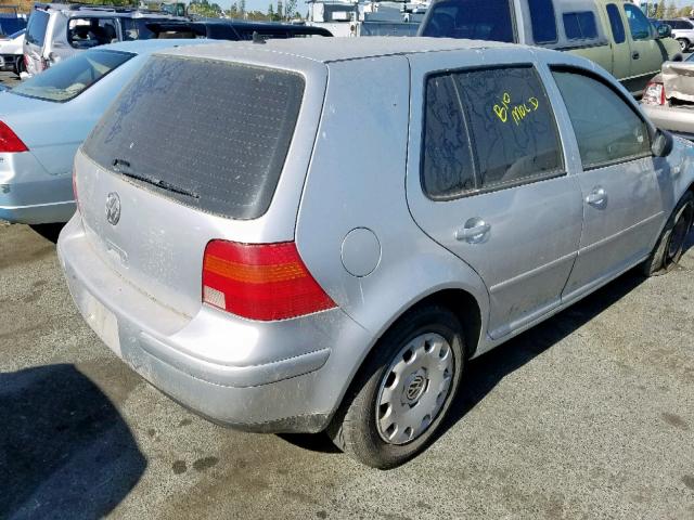 9BWFL61J254029453 - 2005 VOLKSWAGEN GOLF GL SILVER photo 4