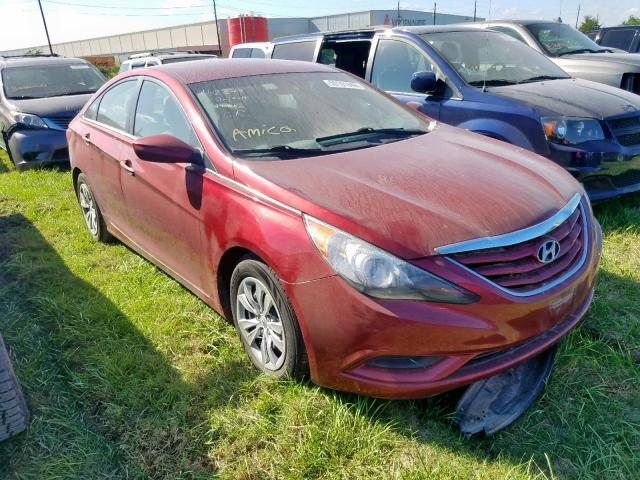 5NPEB4AC7BH296463 - 2011 HYUNDAI SONATA GLS RED photo 1