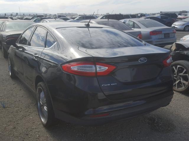 1FA6P0G75E5353469 - 2014 FORD FUSION S BLACK photo 3