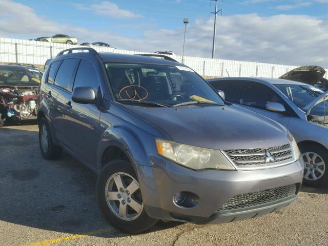 JA4MS31X17Z005829 - 2007 MITSUBISHI OUTLANDER GRAY photo 1