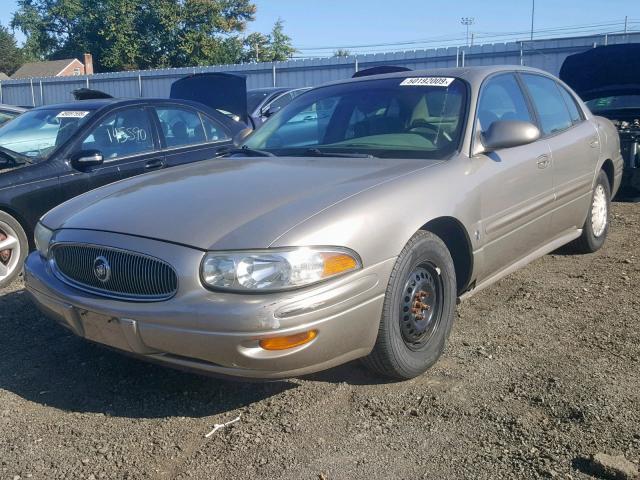 1G4HP54K724135801 - 2002 BUICK LESABRE CU GOLD photo 2