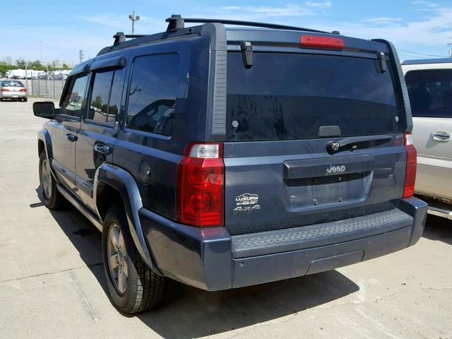 1J8HG48K37C604574 - 2007 JEEP COMMANDER 蓝色 照片 3