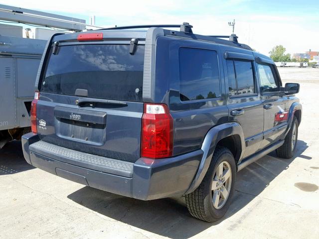 1J8HG48K37C604574 - 2007 JEEP COMMANDER 蓝色 照片 4