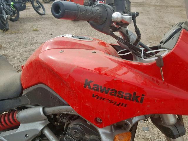 JKALEEA128A023153 - 2008 KAWASAKI KLE650 A RED photo 5