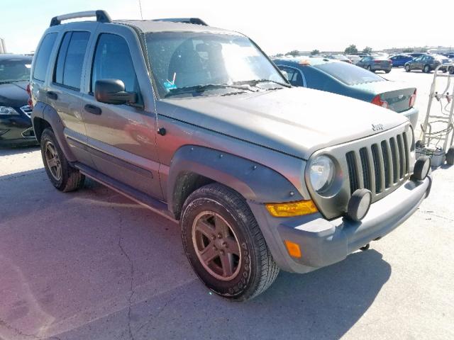 1J4GL38K35W724180 - 2005 JEEP LIBERTY RE BEIGE photo 1