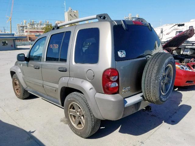 1J4GL38K35W724180 - 2005 JEEP LIBERTY RE BEIGE photo 3