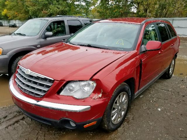 2A8GF68X47R318407 - 2007 CHRYSLER PACIFICA T RED photo 2