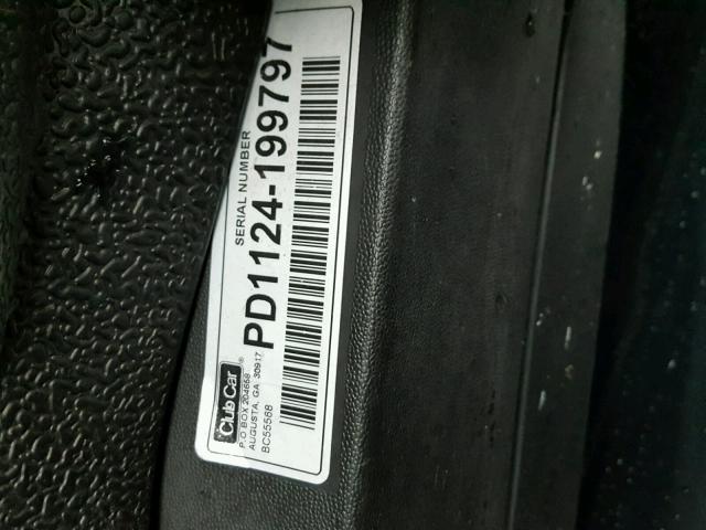 PD1124199797 - 2011 AMERICAN EAGLE GOLF CART BLACK photo 10