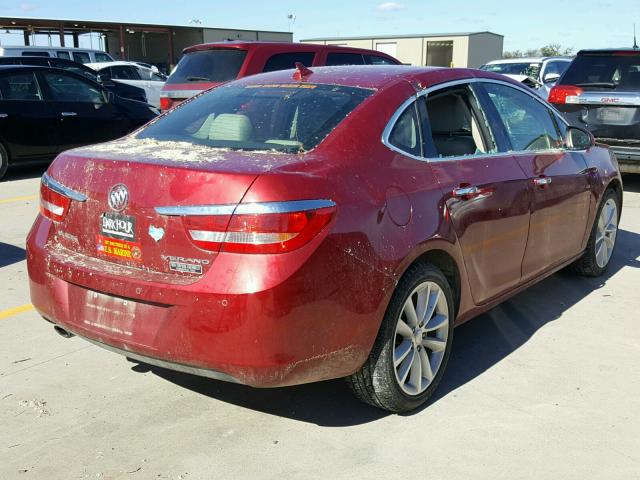 1G4PR5SK5E4183536 - 2014 BUICK VERANO CON RED photo 4