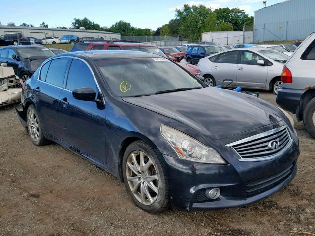 JN1CV6AR5AM450755 - 2010 INFINITI G37 BLACK photo 1