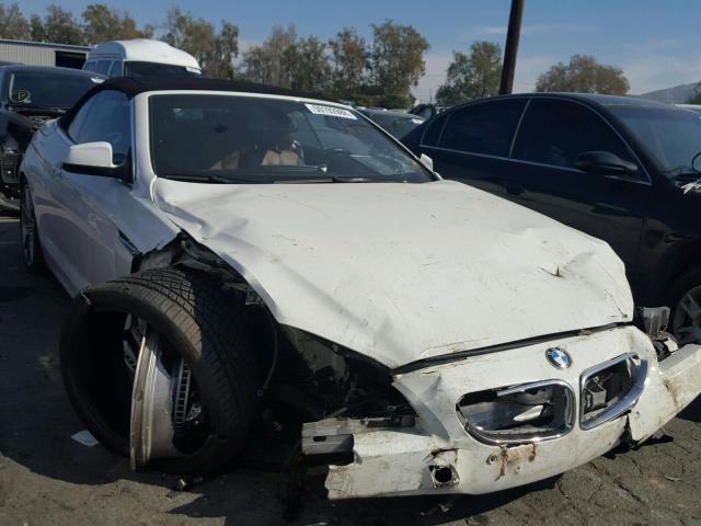 WBALZ3C55CDL70169 - 2012 BMW 650 I WHITE photo 1