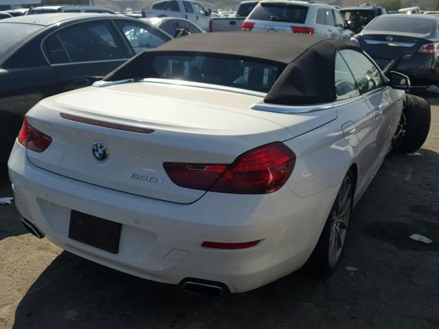 WBALZ3C55CDL70169 - 2012 BMW 650 I WHITE photo 4