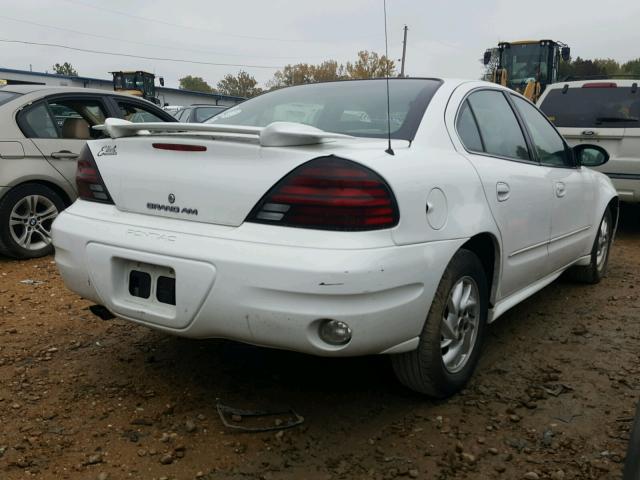 1G2NF52E94M588154 - 2004 PONTIAC GRAND AM S WHITE photo 4