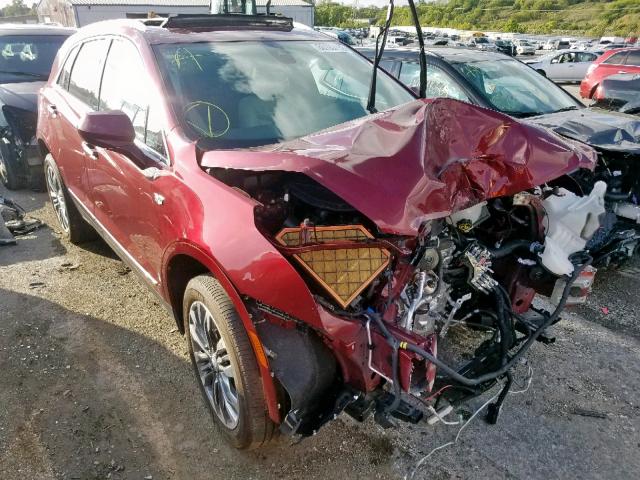 1GYKNERS1HZ321218 - 2017 CADILLAC XT5 PREMIU BURGUNDY photo 1