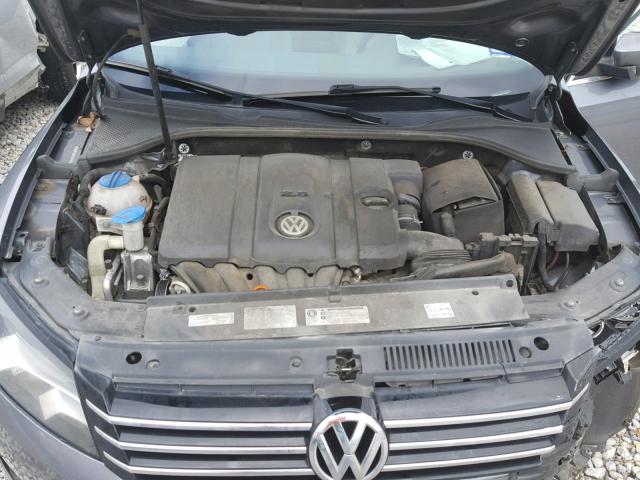 1VWBH7A36DC103167 - 2013 VOLKSWAGEN PASSAT SE GRAY photo 7