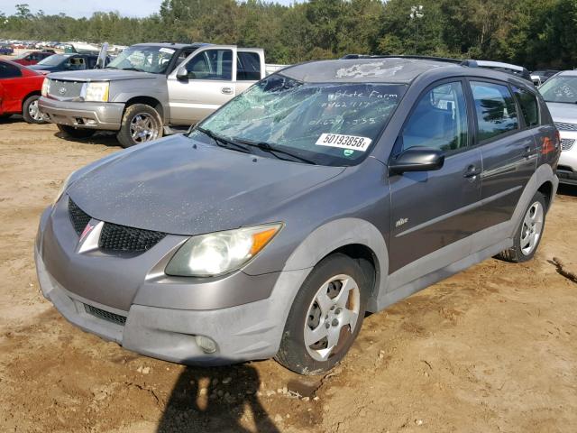 5Y2SL62874Z462417 - 2004 PONTIAC VIBE GRAY photo 2