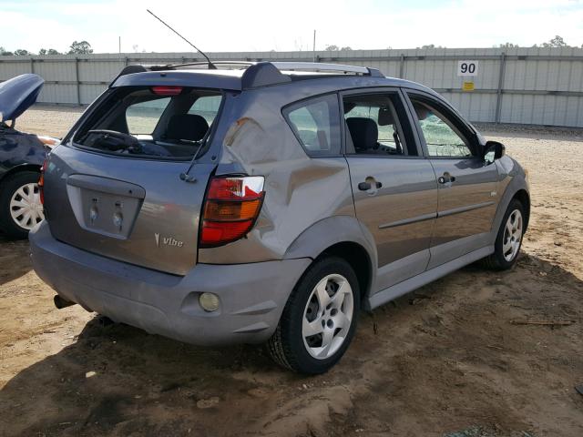 5Y2SL62874Z462417 - 2004 PONTIAC VIBE GRAY photo 4