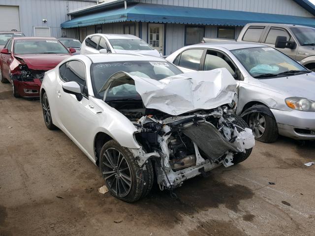 JF1ZNAA16D2733241 - 2013 TOYOTA SCION FR-S WHITE photo 1