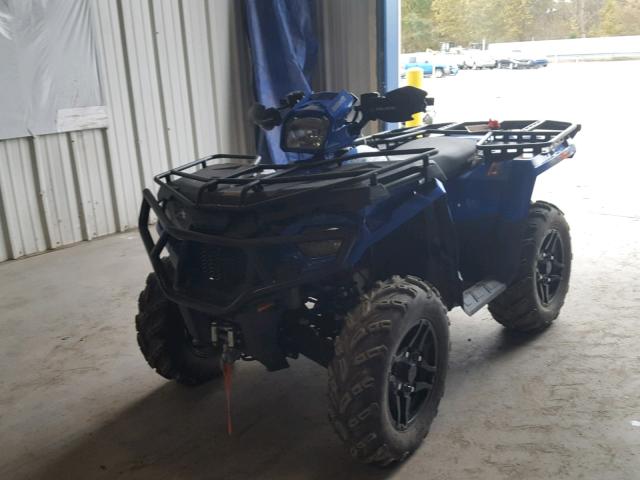 4XASHE573JA254857 - 2018 POLARIS SPORTSMAN BLUE photo 2