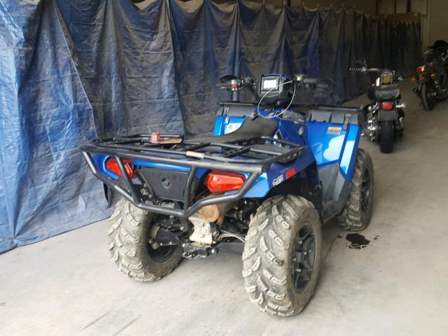 4XASHE573JA254857 - 2018 POLARIS SPORTSMAN BLUE photo 4