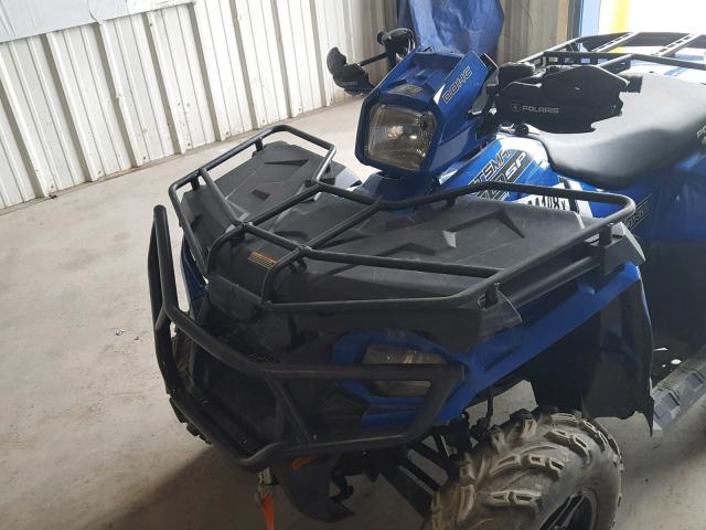 4XASHE573JA254857 - 2018 POLARIS SPORTSMAN BLUE photo 9