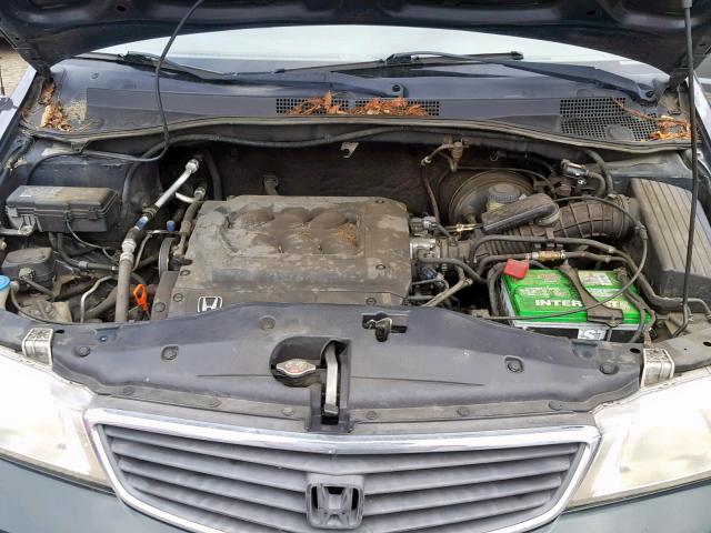 2HKRL1854YH623835 - 2000 HONDA ODYSSEY LX GREEN photo 7