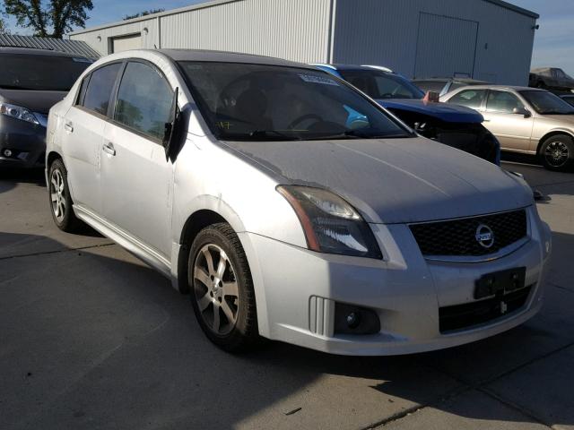 3N1AB6AP1CL763152 - 2012 NISSAN SENTRA 2.0 SILVER photo 1