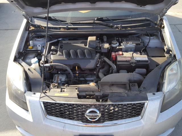 3N1AB6AP1CL763152 - 2012 NISSAN SENTRA 2.0 SILVER photo 7