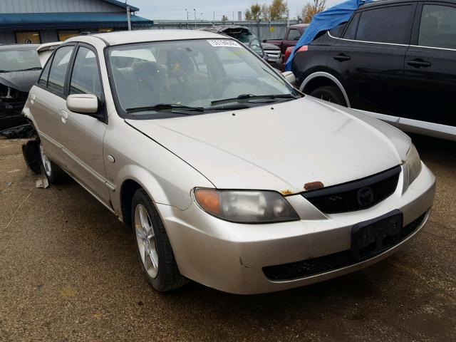 JM1BJ225330103668 - 2003 MAZDA PROTEGE DX BEIGE photo 1