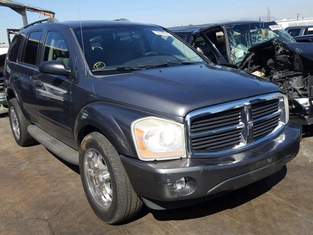 1D4HD48N74F100665 - 2004 DODGE DURANGO SL GRAY photo 1