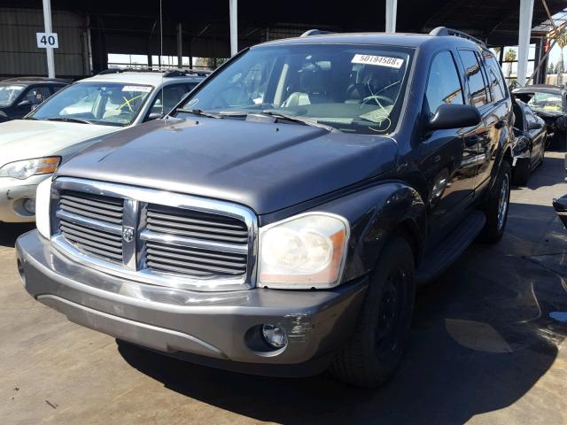 1D4HD48N74F100665 - 2004 DODGE DURANGO SL GRAY photo 2