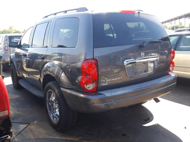 1D4HD48N74F100665 - 2004 DODGE DURANGO SL GRAY photo 3