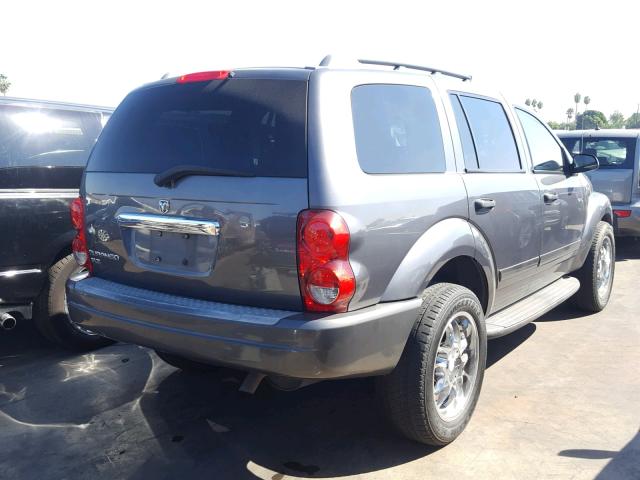 1D4HD48N74F100665 - 2004 DODGE DURANGO SL GRAY photo 4